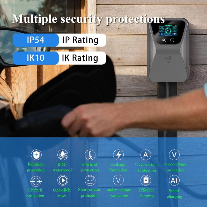 Chargeur de VE, Wallbox intell - 22Kw Wallbox Type 2 Ocpp Rfid avis et prix